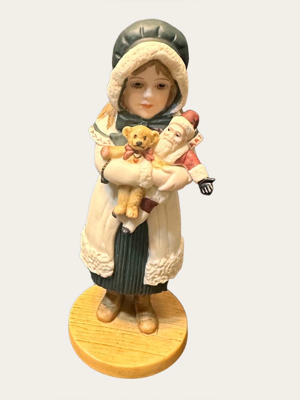 Jan Hagara “Noel” Limited Edition Porcelain Christmas Figurine Vintage